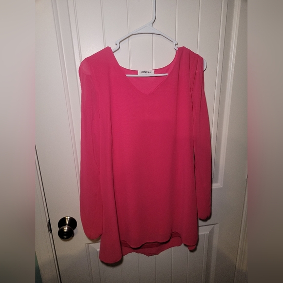 Zenana blouse with split sleeves size small - Picture 1 of 6